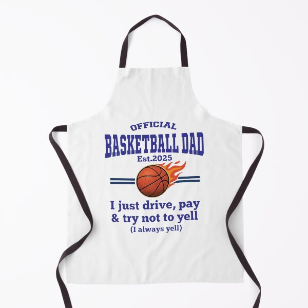 Item preview, Official Basketball Dad Est 2025 – Funny Basketball Dad Gift – I just Drive, Pay and Try Not Yell designed and sold by inkframe.