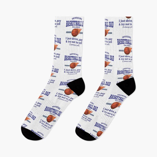 Item preview, Official Basketball Dad Est 2025 – Funny Basketball Dad Gift – I just Drive, Pay and Try Not Yell designed and sold by inkframe.