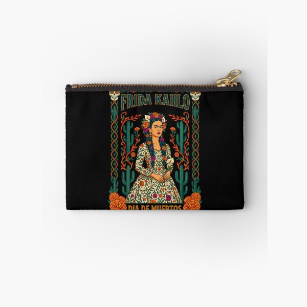 Item preview, Frida Kahlo Dia de Muertos Floral Poster designed and sold by TeeARTHY.