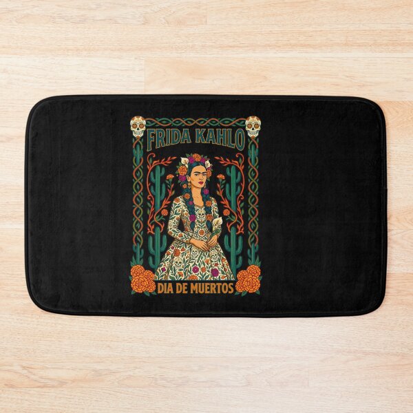Item preview, Frida Kahlo Dia de Muertos Floral Poster designed and sold by TeeARTHY.