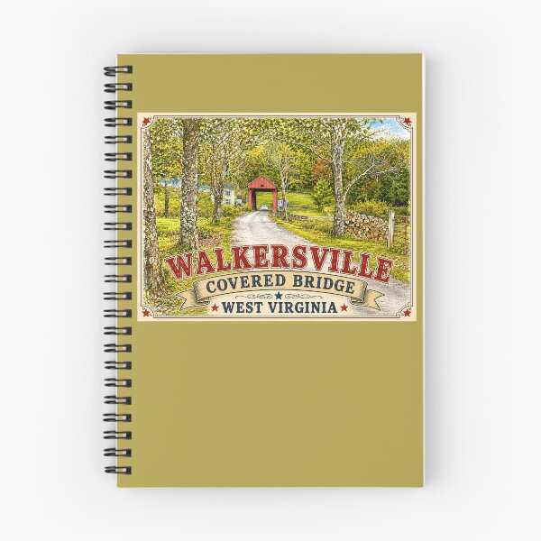 Item preview, Walkersville Covered Bridge rustic designed and sold by gotucoveredart.