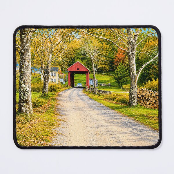 Item preview, Walkersville Covered Bridge rustic designed and sold by gotucoveredart.