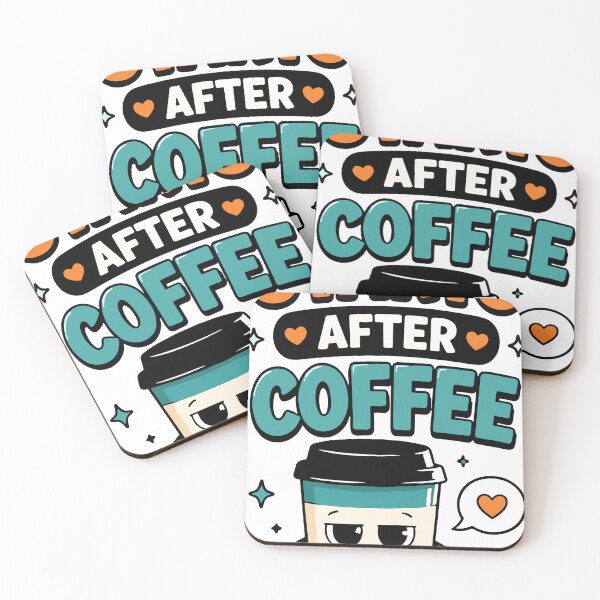 Item preview, My Day Starts After Coffee Funny Coffee Lover Quote designed and sold by Gift Phrase Studio.