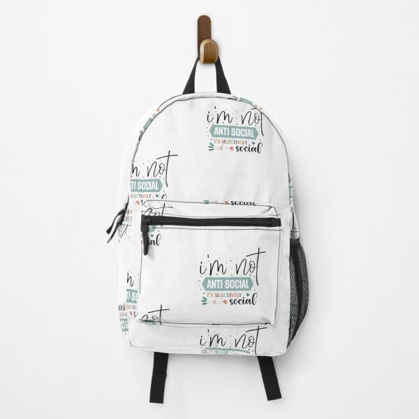 Item preview, Sarcastic Introvert Im not Anti Social Im Selectively Social Quote designed and sold by dcohea.