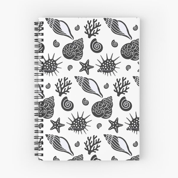 Item preview, Black and White Seashell Ocean designed and sold by BetweenForms.