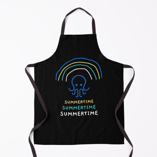 Item preview, Cute Octopus Summer Vibes Retro Rainbow Design designed and sold by TurtleQuirks.