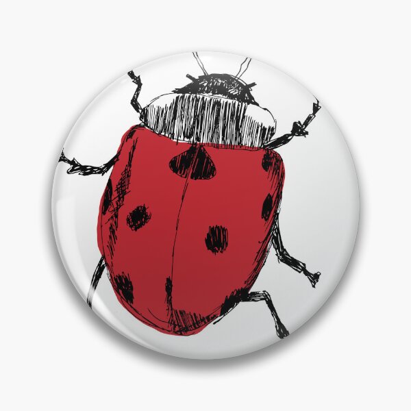 Item preview, coloured ladybug drawing designed and sold by createandrogyny.
