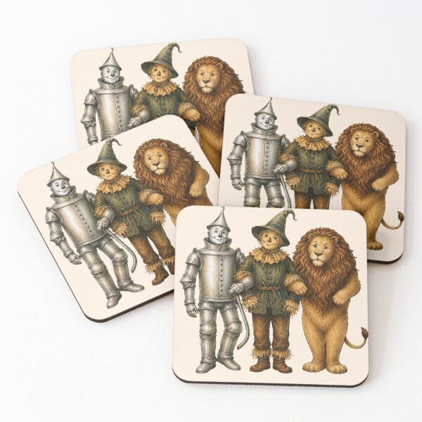 Item preview, The Wizard of Oz Trio designed and sold by NerdiPop.