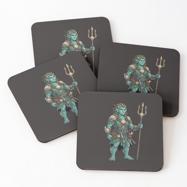 Item preview, Triton Adventurer RPG Sticker designed and sold by AestheticRPG .