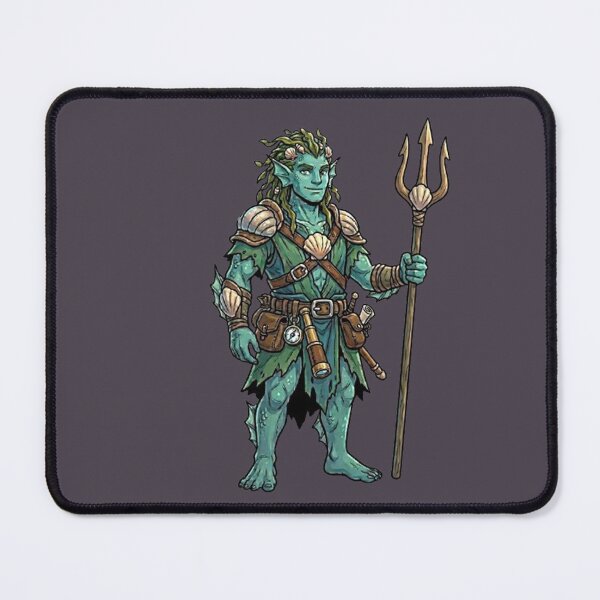 Item preview, Triton Adventurer RPG Sticker designed and sold by AestheticRPG .