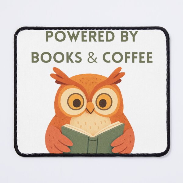 Item preview, Powered by books & coffee designed and sold by creativityisfun.