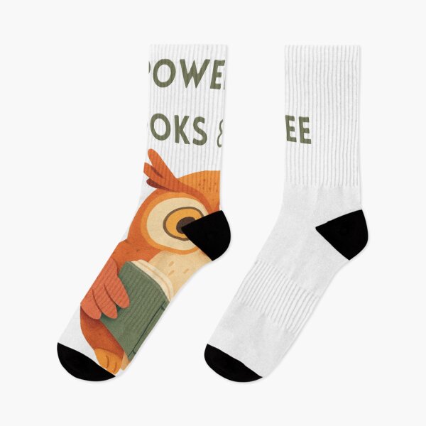 Item preview, Powered by books & coffee designed and sold by creativityisfun.
