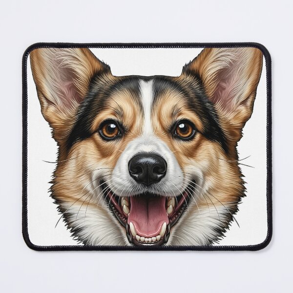 Item preview, Happy Corgi Portrait – Vibrant Pembroke Welsh Corgi Face designed and sold by Happy_Animal.