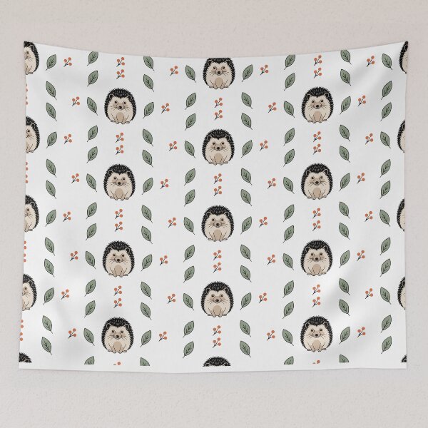 Item preview, Protect Your Peace: Minimalist Hedgehog Botanical Art designed and sold by ZUMERI.