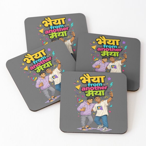 Item preview, Bhaiya from another Maiya - Chill Vibes / Best Friends | Quirky Hindi Theme Tshirt designed and sold by freezed-frames.