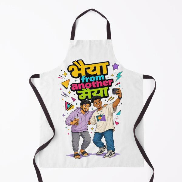 Item preview, Bhaiya from another Maiya - Chill Vibes / Best Friends | Quirky Hindi Theme Tshirt designed and sold by freezed-frames.