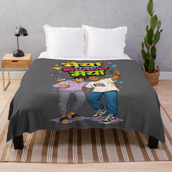 Item preview, Bhaiya from another Maiya - Chill Vibes / Best Friends | Quirky Hindi Theme Tshirt designed and sold by freezed-frames.