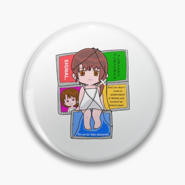Item preview, Serial Experiments Lain chibi designed and sold by RozenNeige.