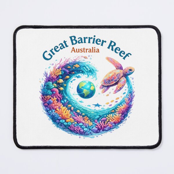 Item preview, Great Barrier Reef Australia Tee | Coral Reef Ocean Dive Travel Underwater Nature designed and sold by Axivra.