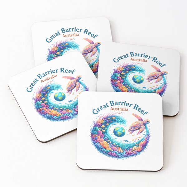 Item preview, Great Barrier Reef Australia Tee | Coral Reef Ocean Dive Travel Underwater Nature designed and sold by Axivra.