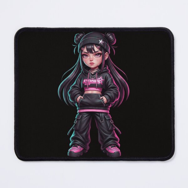 Item preview, Crying But Still Slaying Anime Sticker | Sad Girl Aesthetic Y2K Streetwear Design designed and sold by veloramode.