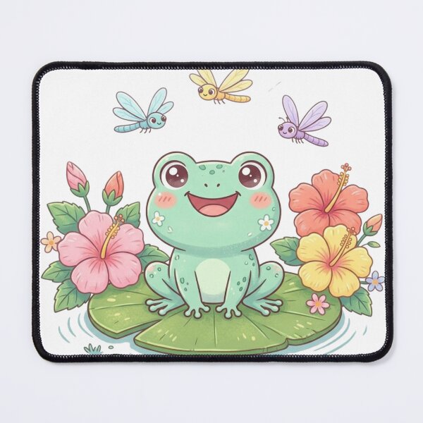 Item preview, Cute Frog on Lily Pad designed and sold by MyshopnameSell.