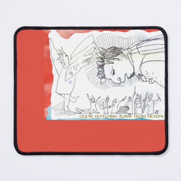 Item preview, Roman Emperor Allegory - Cezar Watching Rome From Heaven (drawing by ACCI) designed and sold by VanyssaGraphics.