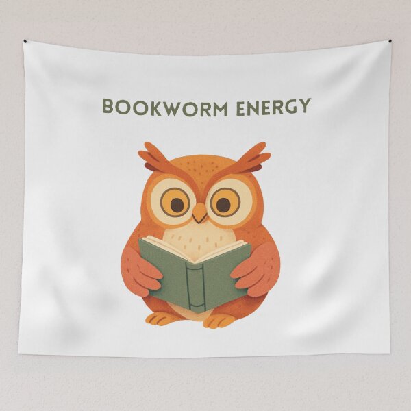 Item preview, Bookworm energy designed and sold by creativityisfun.