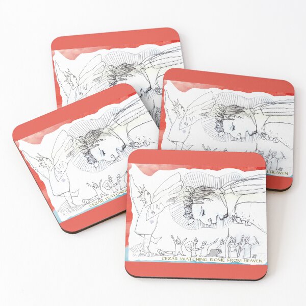 Item preview, Roman Emperor Allegory - Cezar Watching Rome From Heaven (drawing by ACCI)  designed and sold by VanyssaGraphics.