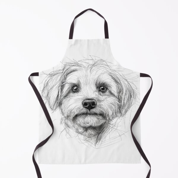 Item preview, Bichon Frisé Doggie Illustration designed and sold by Roxane Bay.