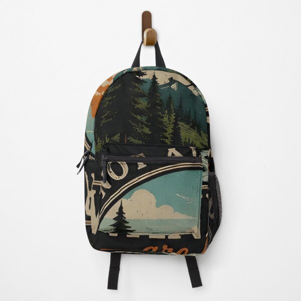 Item preview, Not All Who Wander Are Lost Vintage Mountain Nature Art designed and sold by brkydesign.