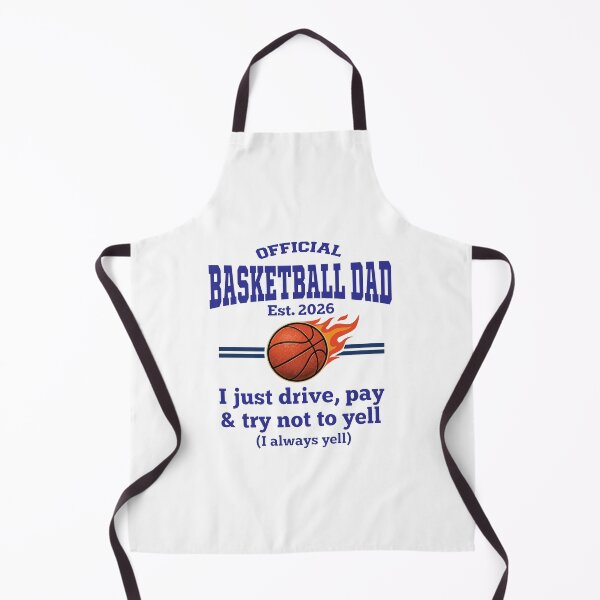 Item preview, Official Basketball Dad Est 2026 – Funny Basketball Dad Gift – I just Drive, Pay and Try Not Yell designed and sold by inkframe.
