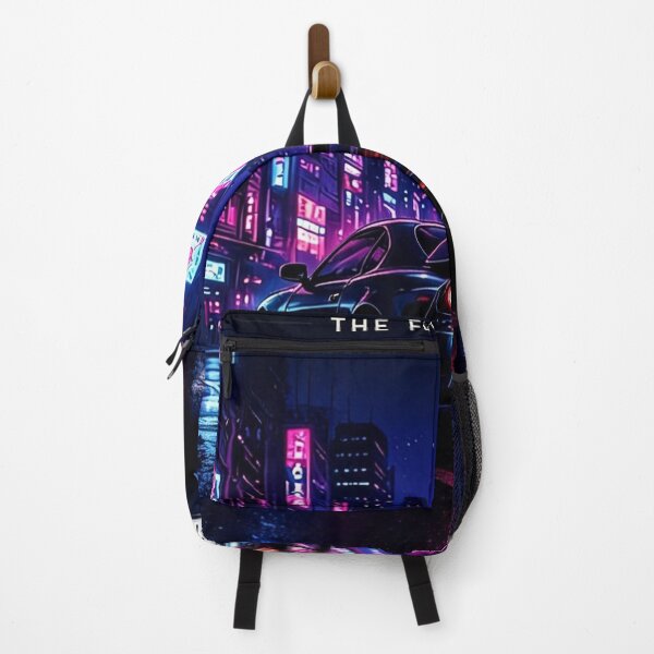 Item preview, The Future Is Now Cyberpunk Tokyo RX7 JDM Car Art designed and sold by brkydesign.