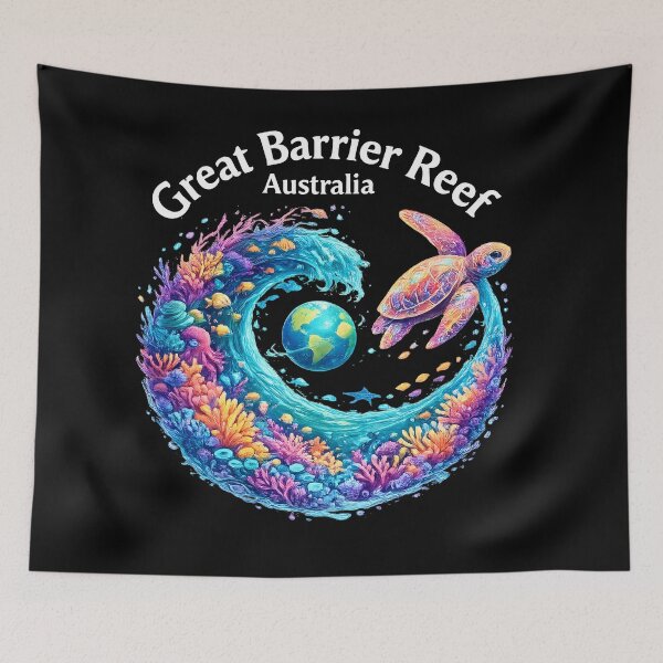Item preview, Great Barrier Reef Australia Shirt | Coral Reef Ocean Diving Scuba Travel Gift designed and sold by Axivra.