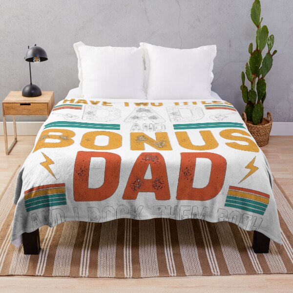 Item preview, I Have Two Titles Dad and Bonus Dad Rock Them Both Funny designed and sold by Designs-RZ.