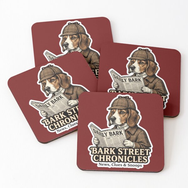 Item preview, Bark Street Chronicles Dog Detective - News Clues Snoops Vintage Beagle designed and sold by veloramode.