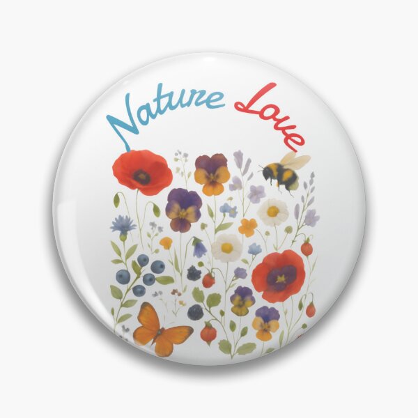 Artikelvorschau, Verspielte Illustration einer Blumenwiese – Naturliebe entworfen und verkauft von MyTeePlace.