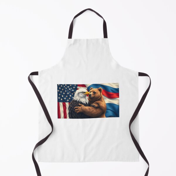 Item preview, Cute Eagle and Bear Peace Illustration designed and sold by MyTeePlace.