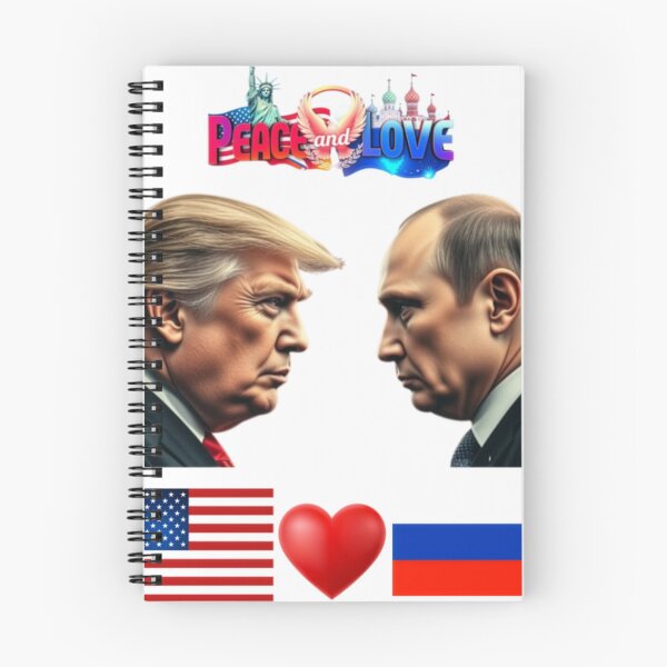 Item preview, Peace and Love USA and Russia Concept designed and sold by MyTeePlace.
