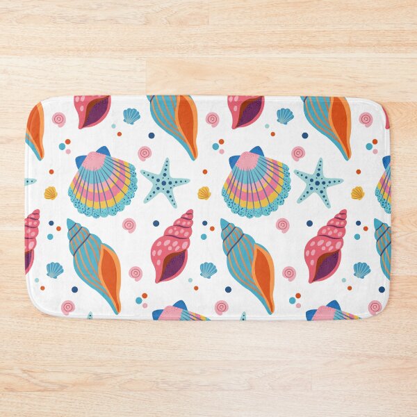 Item preview, Colorful Seashell Ocean Pattern designed and sold by BetweenForms.