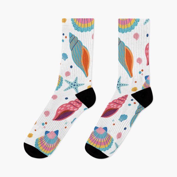 Item preview, Colorful Seashell Ocean Pattern designed and sold by BetweenForms.