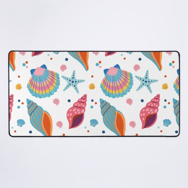 Item preview, Colorful Seashell Ocean Pattern designed and sold by BetweenForms.