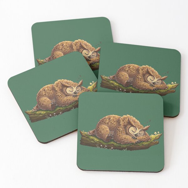 Item preview, Owlbear Nap Time RPG Sticker designed and sold by AestheticRPG .