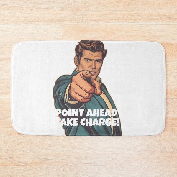 Item preview, Vintage Pop Art Man Pointing Finger Motivational Poster designed and sold by MyTeePlace.