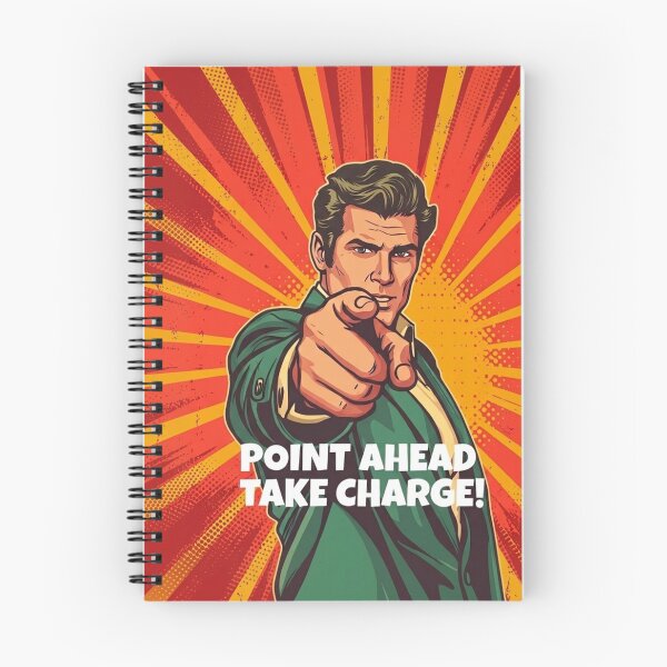 Item preview, Vintage Pop Art Man Pointing Finger Motivational Poster designed and sold by MyTeePlace.