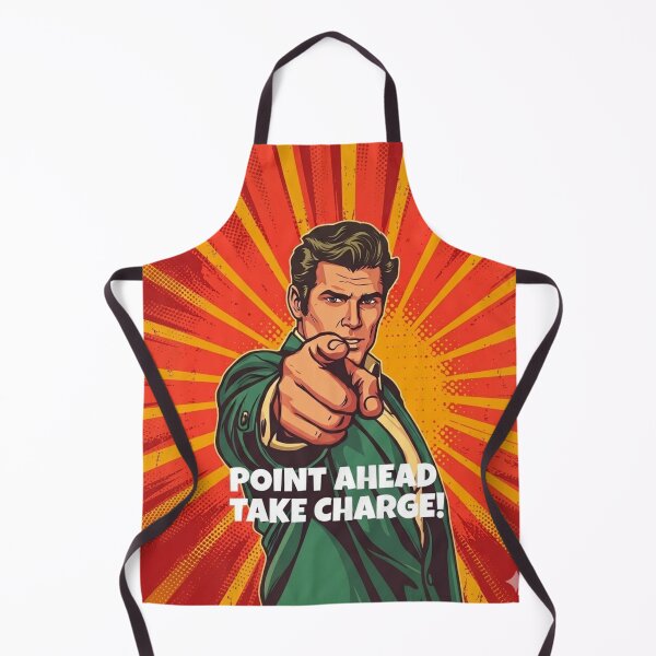 Item preview, Vintage Pop Art Man Pointing Finger Motivational Poster designed and sold by MyTeePlace.
