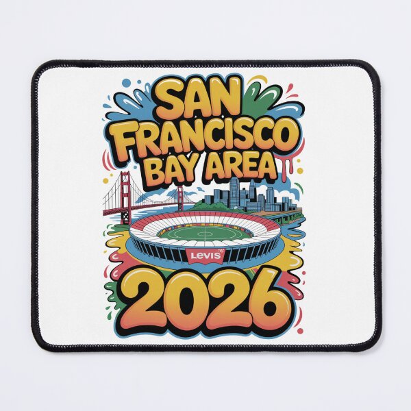 Item preview, San Francisco Bay Area Golden Gate Stadium T-Shirt V6 designed and sold by DarylWelsh2024.