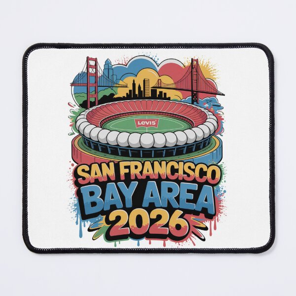 Item preview, San Francisco Bay Area Golden Gate Stadium T-Shirt V8 designed and sold by DarylWelsh2024.