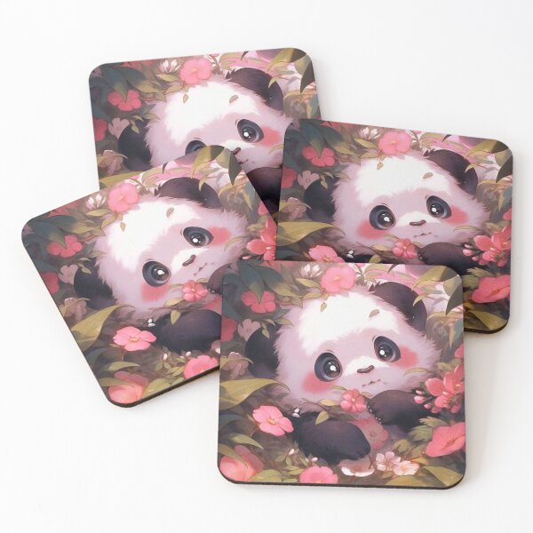 Item preview, Floral Panda designed and sold by Titaniumoid.