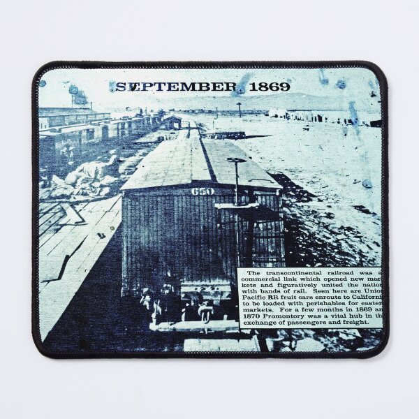 Item preview, Promotory, Utah, May 24, 1996, Weatherbeaten Tourist Sign, Golden Spike National Historical Park designed and sold by AMacGPhilly.